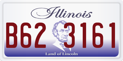 IL license plate B623161