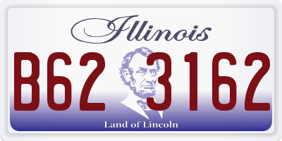 IL license plate B623162