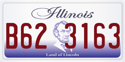 IL license plate B623163
