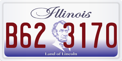 IL license plate B623170