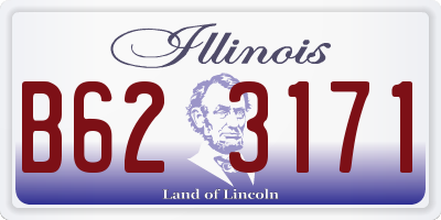 IL license plate B623171