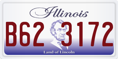 IL license plate B623172