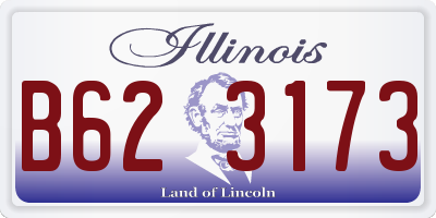 IL license plate B623173