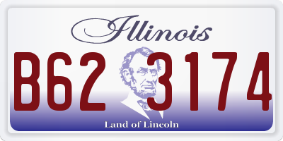 IL license plate B623174