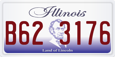 IL license plate B623176