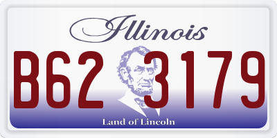 IL license plate B623179