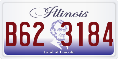 IL license plate B623184