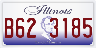 IL license plate B623185