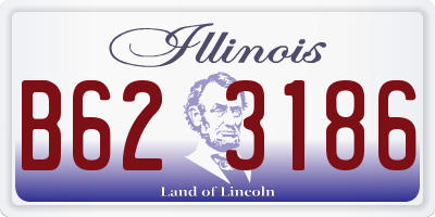 IL license plate B623186
