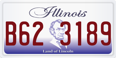 IL license plate B623189