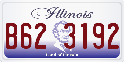 IL license plate B623192