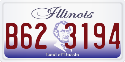 IL license plate B623194