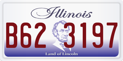 IL license plate B623197