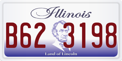 IL license plate B623198