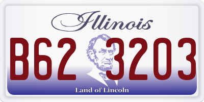 IL license plate B623203