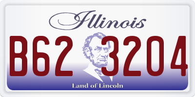 IL license plate B623204