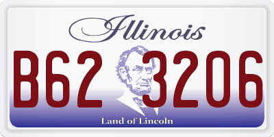 IL license plate B623206