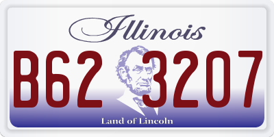 IL license plate B623207