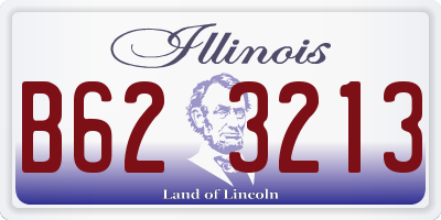 IL license plate B623213
