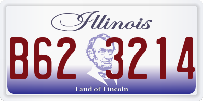 IL license plate B623214