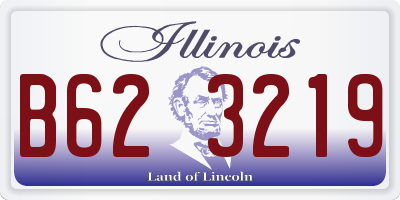 IL license plate B623219