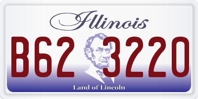 IL license plate B623220