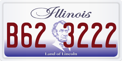 IL license plate B623222