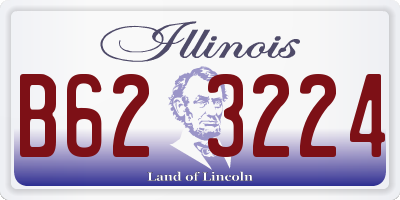 IL license plate B623224