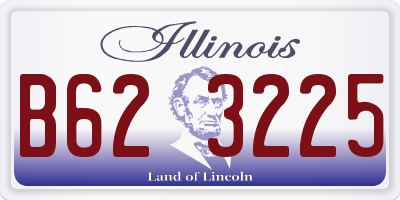IL license plate B623225