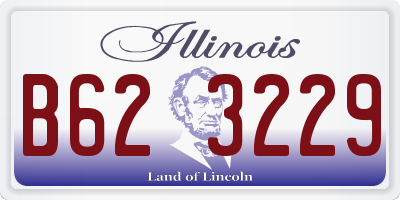IL license plate B623229
