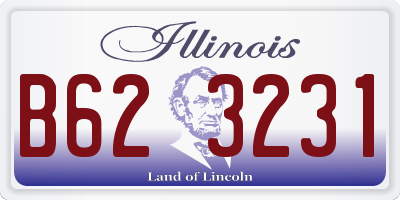 IL license plate B623231