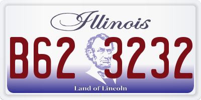 IL license plate B623232