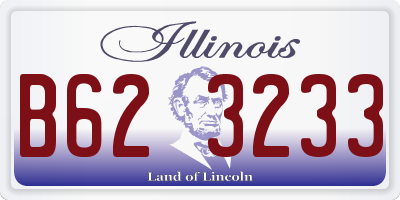 IL license plate B623233