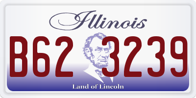 IL license plate B623239