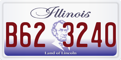 IL license plate B623240