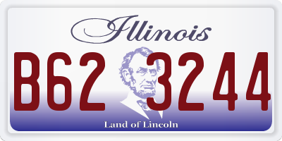 IL license plate B623244