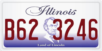 IL license plate B623246