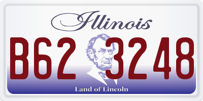 IL license plate B623248