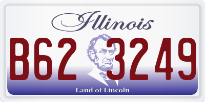 IL license plate B623249