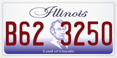 IL license plate B623250