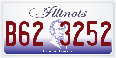 IL license plate B623252