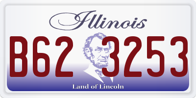 IL license plate B623253