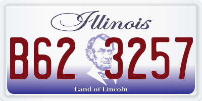 IL license plate B623257