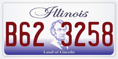 IL license plate B623258
