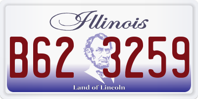 IL license plate B623259