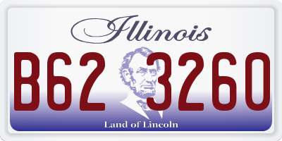 IL license plate B623260