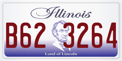 IL license plate B623264