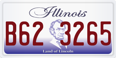 IL license plate B623265