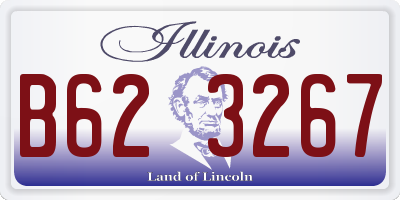 IL license plate B623267