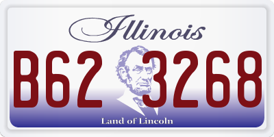 IL license plate B623268